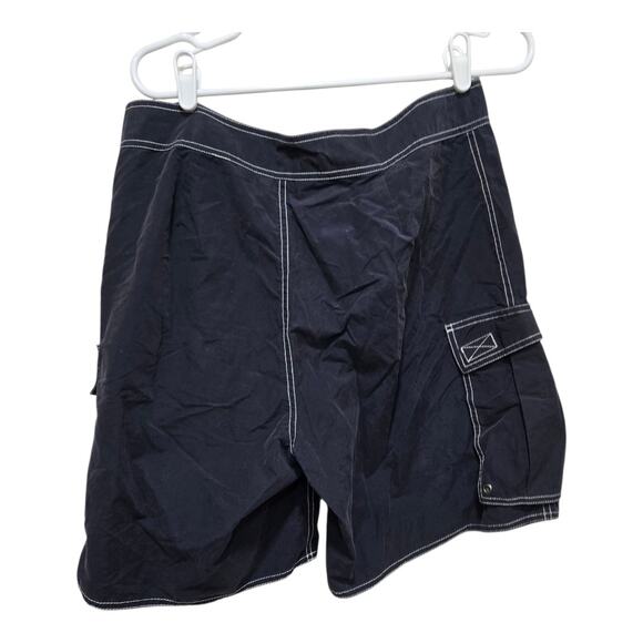 J.Crew Sport Navy Swim Trunks Board Shorts Mens 34 Surf Beachwear - Picture 2 of 9